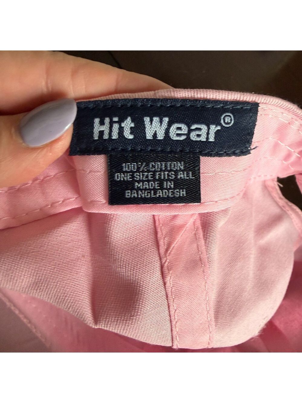 Pink Embroidered Garden Debut Baseball Cap. - Picture 3 of 3